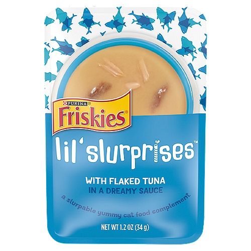 Purina Friskies Cat Food Complement, Lil' Slurprises With Flaked Tuna - 1.2 oz. Pouch