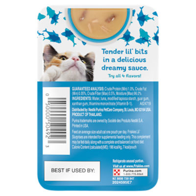 Purina Friskies Cat Food Complement Lil Slurprises With Flaked