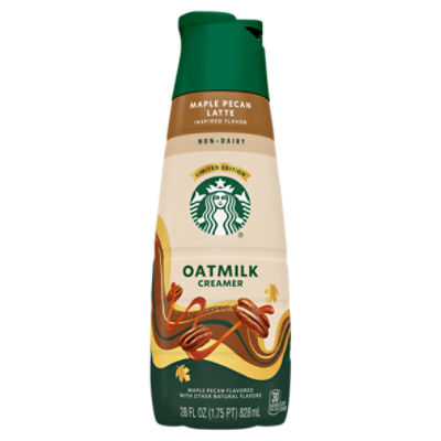 Starbucks Maple Pecan Latte Oatmilk Coffee Creamer Limited Edition, 28 fl oz