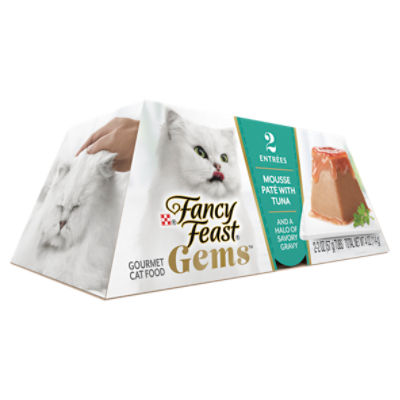 Fancy Feast Gems Mousse Pat with Tuna and a Halo of Savory Gravy