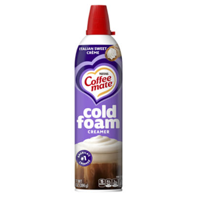 Coffee Mate Italian Sweet Crème Cold Foam Creamer, 14 oz