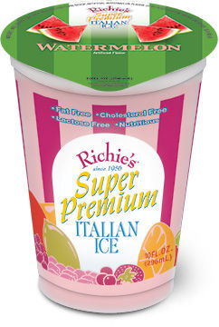 Richie's Italian Ice Watermelon, 10 oz