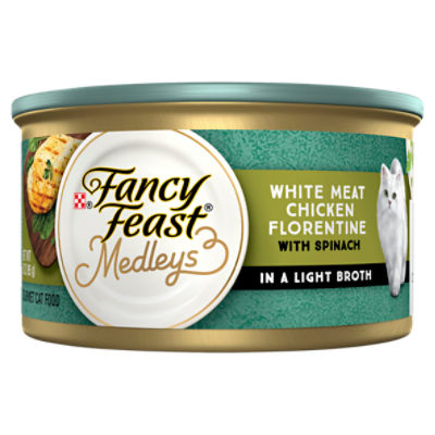 Purina Fancy Feast Gravy Wet Cat Food, Medleys Chicken Florentine With ...