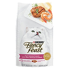 Purina Fancy Feast Filet Mignon Flavor with Real Seafood & Shrimp Gourmet Cat Food, 48 oz