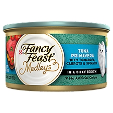 Fancy Feast Medleys Tuna Primavera Gourmet Cat Food, 3 oz