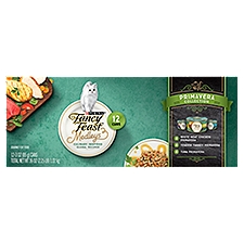 Purina Fancy Feast Gravy Wet Cat Food Variety Pack, Medleys Primavera Collection - (12) 3 oz. Cans