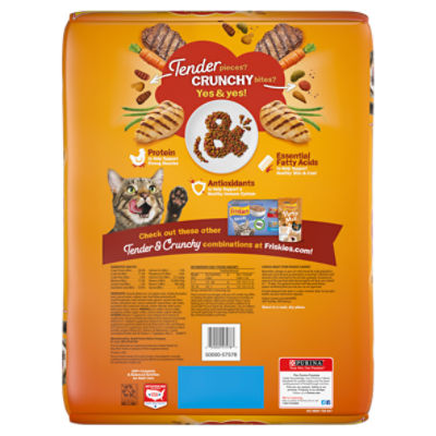 Purina Friskies Dry Cat Food Tender Crunchy Combo 16 lb. Bag