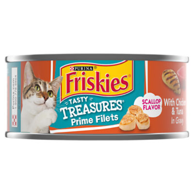 Friskies cat shop food with cheese