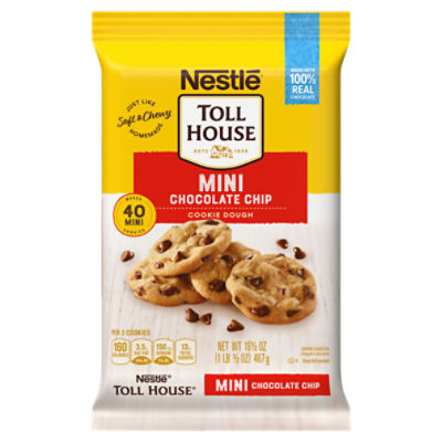 Toll House Mini Chocolate Chip Cookie Dough, 16 1/2 oz