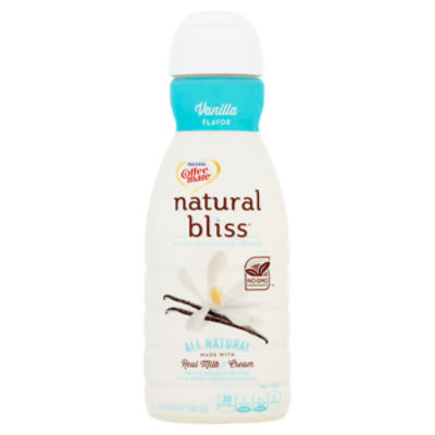 Nestlé Coffee-Mate Natural Bliss Vanilla Flavor All Natural Coffee Creamer, 32 fl oz