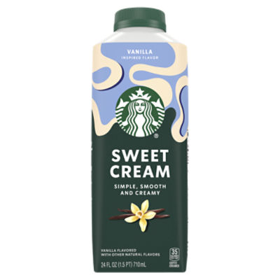 Starbucks Sweet Cream Vanilla Flavored Coffee Creamer, 24 fl oz