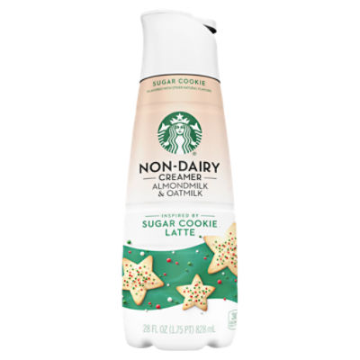 Starbucks Starbucks Sugar Cookie Latte Almond Milk & Oat Milk Non-Dairy Creamer, 28 fl oz, 28 Fluid ounce 