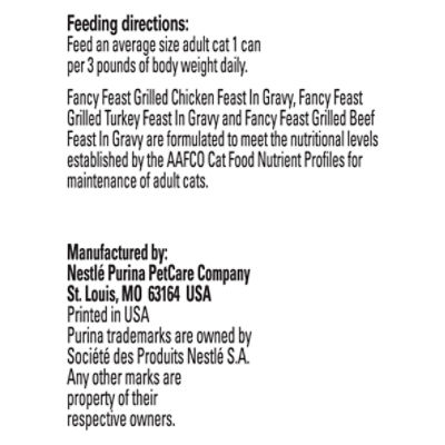 Fancy feast outlet feeding instructions