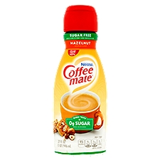 Coffee Mate Sugar Free Hazelnut, Coffee Creamer, 32 Fluid ounce
