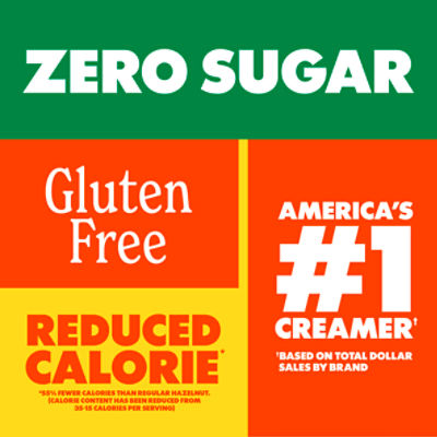 Nestlé Coffee Mate Zero Sugar Hazelnut Non-Dairy Creamer, 32 fl oz