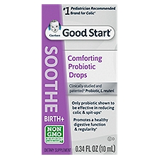 Gerber Formula Soothe Probiotic Colic Drops, 0.34 Fluid ounce