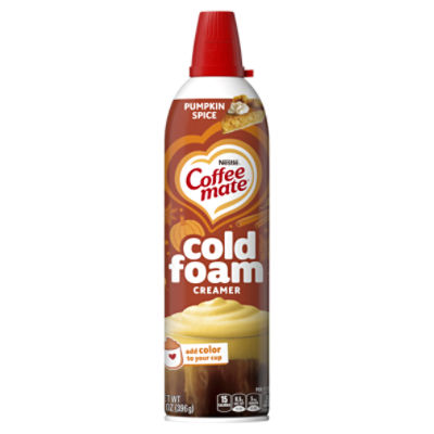 Nestlé Coffee Mate Pumpkin Spice Cold Foam Creamer, 14 oz