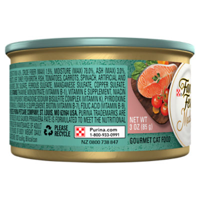 Purina Fancy Feast Pate Wet Cat Food Medleys Wild Salmon With