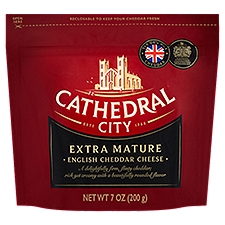 Cathedral City Extra Mature English Cheddar Cheese, 7 oz, 7 Ounce