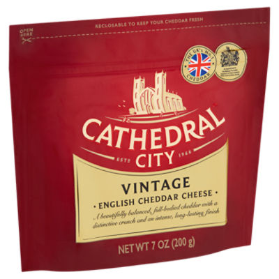 Cathedral City Vintage English Cheddar Cheese, 7 oz - The Fresh Grocer