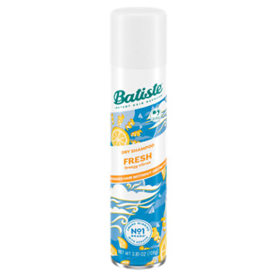 Batiste Fresh Breezy Citrus Dry Shampoo, 3.81 oz