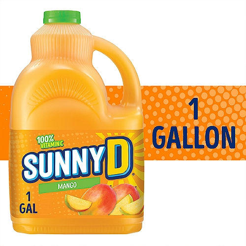 SUNNYD Mango Juice Drink, 1 Gallon Bottle