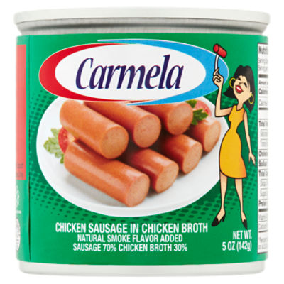 Carmela Chicken Sausage in Chicken Broth, 5 oz, 5 Ounce