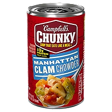 Campbell's Chunky Manhattan Clam Chowder, Soup, 18.8 Ounce