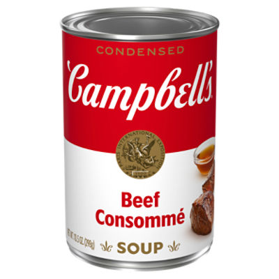 Campbell's Condensed Beef Consomme Soup, 10.5 oz Can