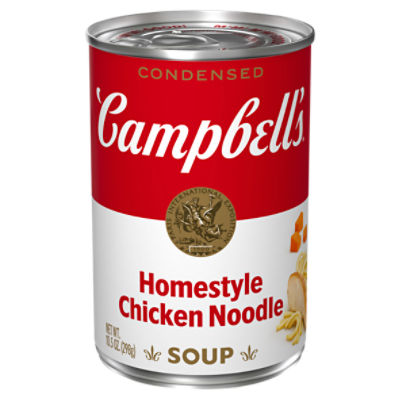 Campbell's Condensed Homestyle Chicken Noodle Soup, 10.5 Ounce Can