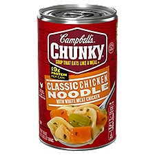 Campbell's Chunky Classic Chicken Noodle, Soup, 18.6 Ounce