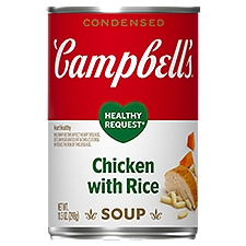 Campbell's Healthy Request Condensed Chicken with Rice, Soup, 10.5 Ounce