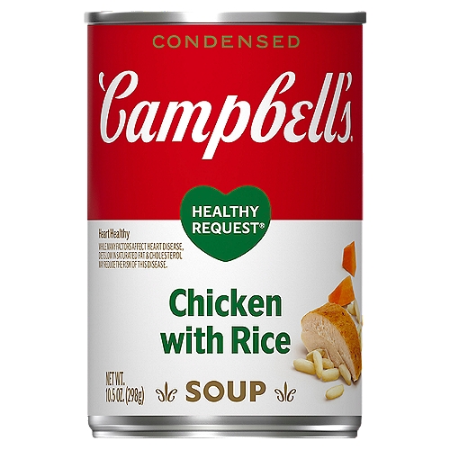 Campbell's Condensed Healthy Request Chicken with Rice Soup, 10.5 Ounce Can