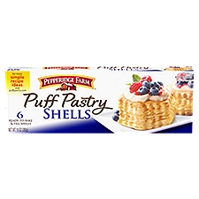 Pepperidge Farm Puff Pastry Shells Frozen, 6-Count, 10 oz. Box