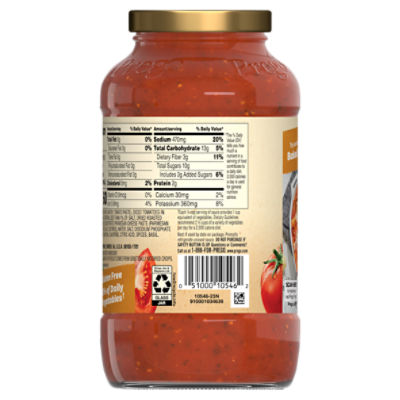 Prego Pasta Sauce, Italian Tomato Sauce with Roasted Garlic & Parmesan  Cheese, 24 Ounce Jar