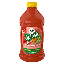 V8 Splash Strawberry Kiwi, Juice Beverage, 64 Fluid ounce