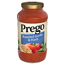 Prego Pasta Sauce, Italian Tomato Sauce with Roasted Garlic & Herbs, 24 oz Jar