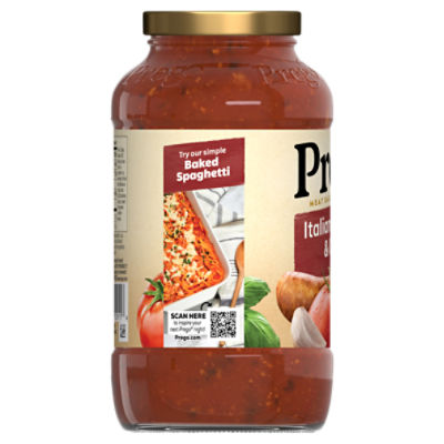 Prego Pasta Sauce Tomato Sauce with Italian Sausage & Garlic - 23.5oz 23.5  oz