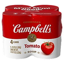 Campbell's Condensed Tomato Soup, 10.75 Ounce Can (Pack of 4), 43 Ounce