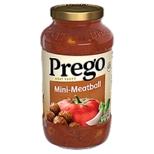 Prego Mini-Meatball, Meat Sauce, 24 Ounce