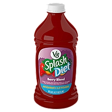 V8 Splash Diet Berry Blend Flavored Juice Beverage, 64 fl oz Bottle, 64 Fluid ounce