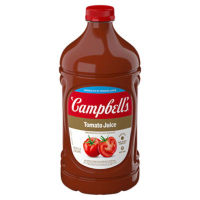 Campbell's 100% Tomato Juice, 64 fl oz Bottle