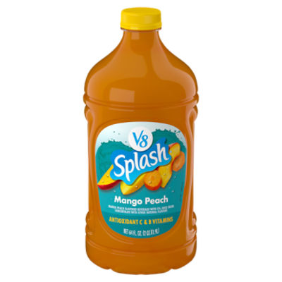 V8 Splash Mango Peach Juice, 64 fl oz