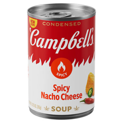 Campbell's Condensed Spicy Nacho Cheese Soup, 10.75 oz Can