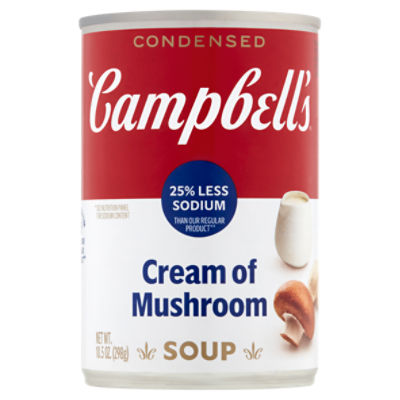 Campbell's Condensed Cream of Mushroom Soup, 10.5 oz