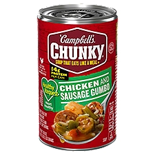 Campbell's Chunky Chicken and Sausage Gumbo, Soup, 18.8 Ounce