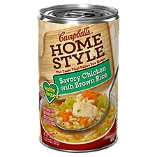 Campbell's Home Style  Savory Chicken with Brown Rice, Soup, 18.6 Ounce