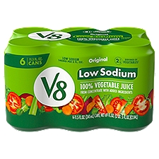 V8 Low Sodium Original 100%, Vegetable Juice, 69 Fluid ounce