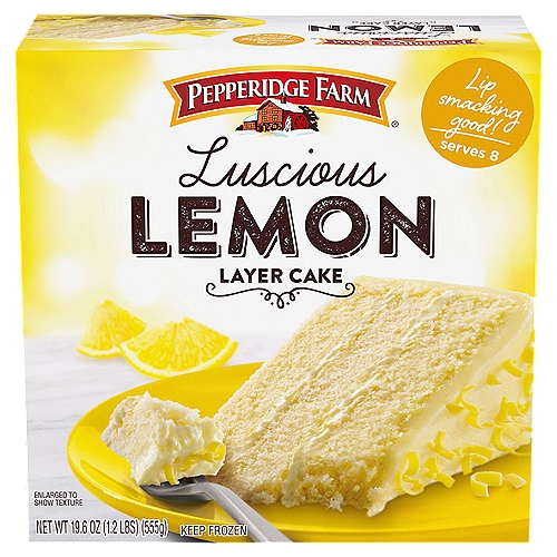 Pepperidge Farm Frozen Lemon Layer Cake, 19.6 oz. Box