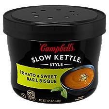 Campbell's Slow Kettle Style Tomato & Sweet Basil Bisque, 15.5 oz
